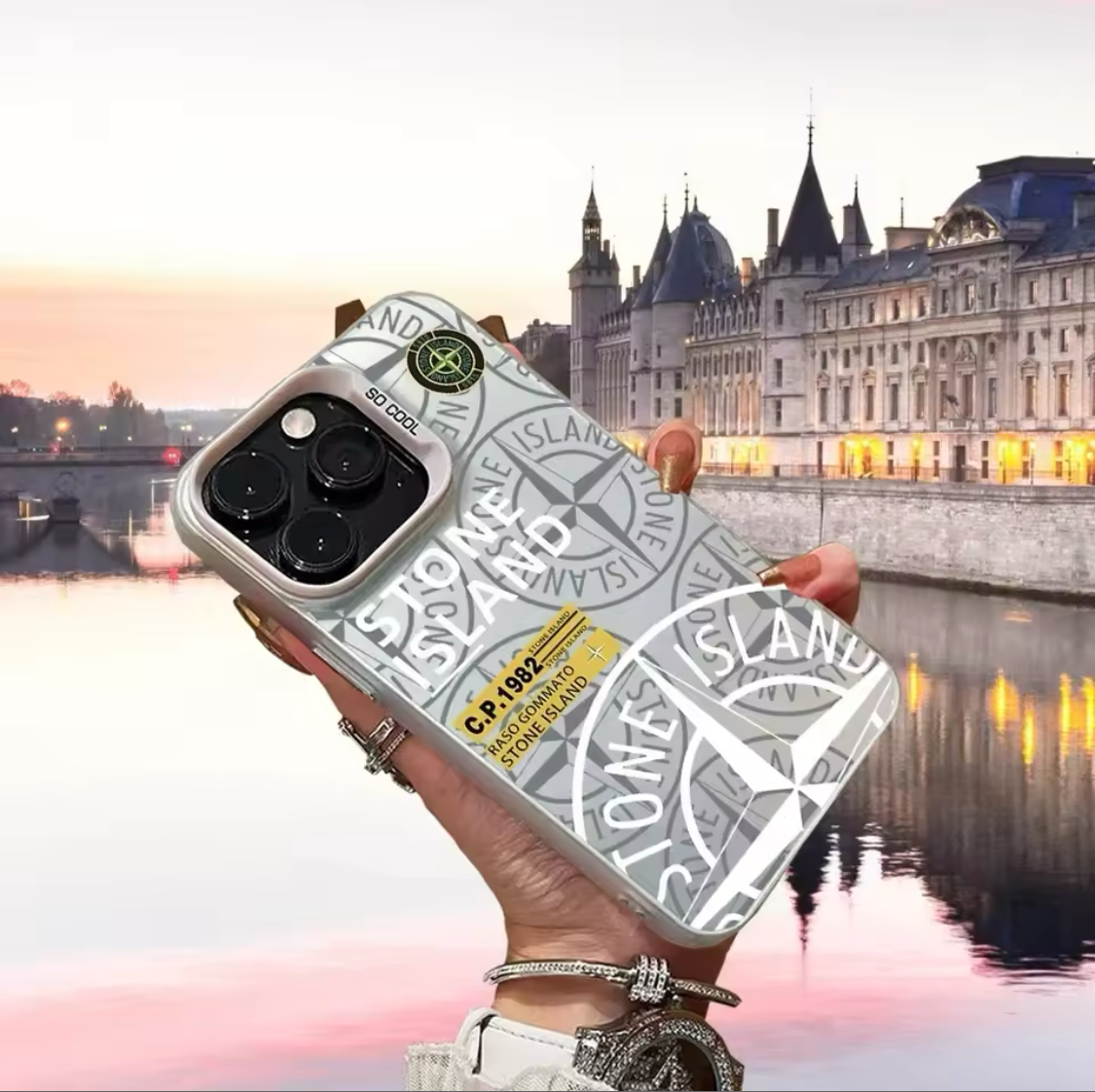 Coque stone Island iPhone 15 plus