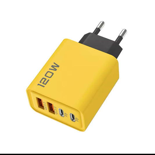 Embout 120w 2 usb-c et 2 usb